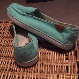 Sperry top slider mint green